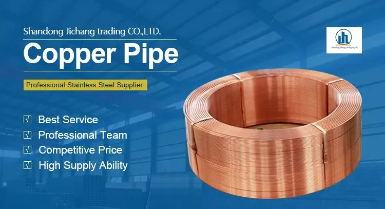 Copper Tube Pipe C11000 C10200 C12000 C12200 Refrigeration ACR Tubings Pancake Coil Copper Seamless 1/4&quot;, 3/8&quot;, 5/16&quot;, 3/4&quot; Coil Pipe / Copper