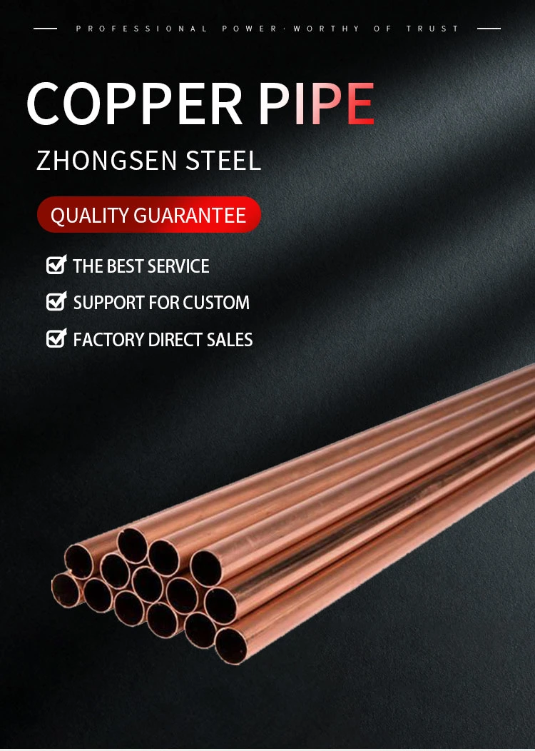 China Manufacturer Wholesale/1/2 3/4 Copper Coil Pipe AC Air Conditioner Copper Tubing 3/8 Rolling Pancake Copper Pipe