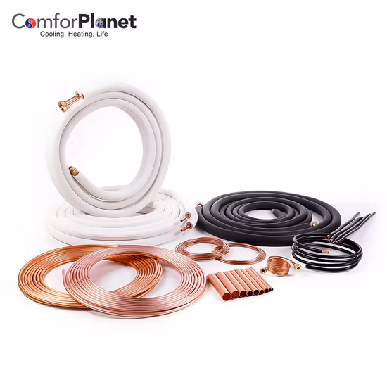 C12200 Sf-Cu Cu-Dhp 12mm Plumbing Straight Copper Pipe Tube Tubing Air Conditioner Pancake Coil Insulation Pipe Soft Copper Tube