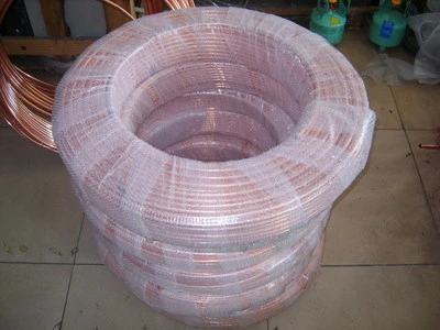 Cheap Copper Tube / Pipe /Tubing Coil Air Conditioner White PE