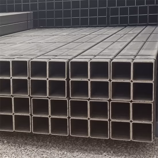 ERW Ms Black & Galvanized Round Square Rectangular Steel Tube Hollow Section