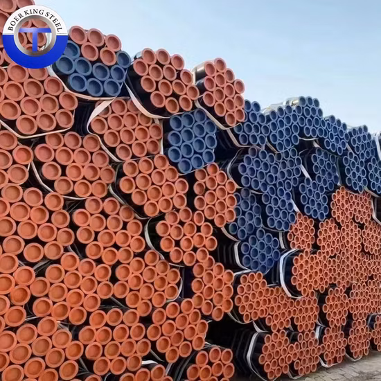 API 5L Psl1/2/ASTM A53/A106 Gr. B/JIS DIN/A179/A192/A333 X42/X52/X56/X60/65 X70 Round Grooved Seamless/Welded Carbon Steel Pipe Tube